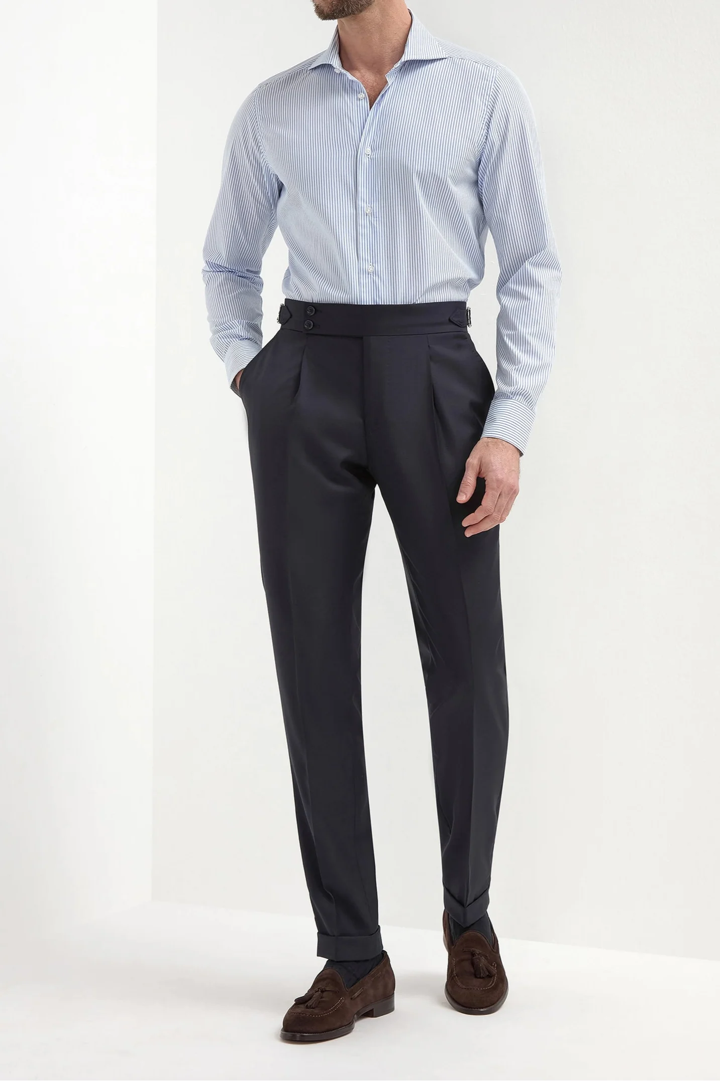 Avio Striped Shirt - Made in Italy - Image 3