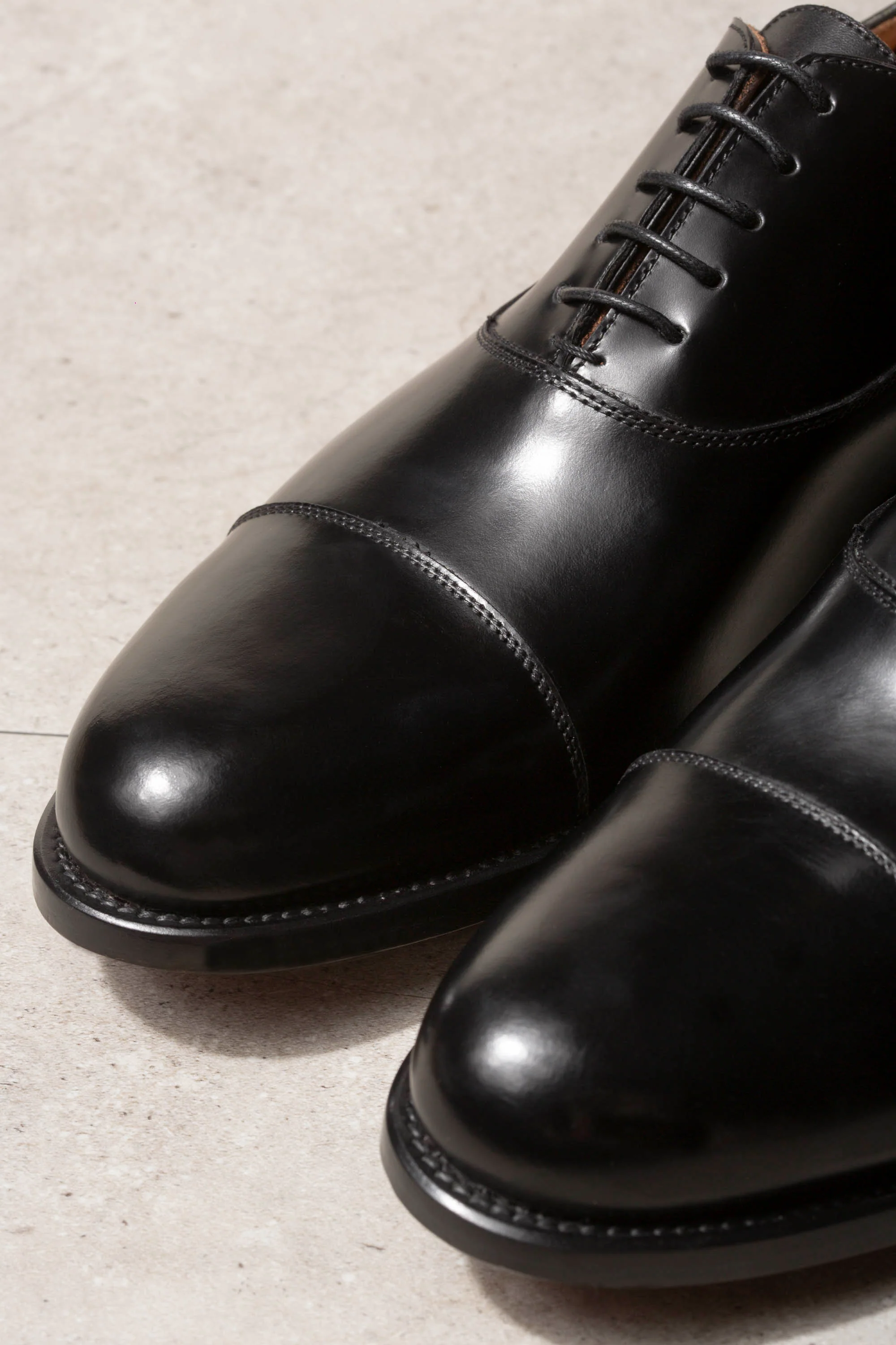 Black Tuxedo Oxfords - Made in Italy - Image 5