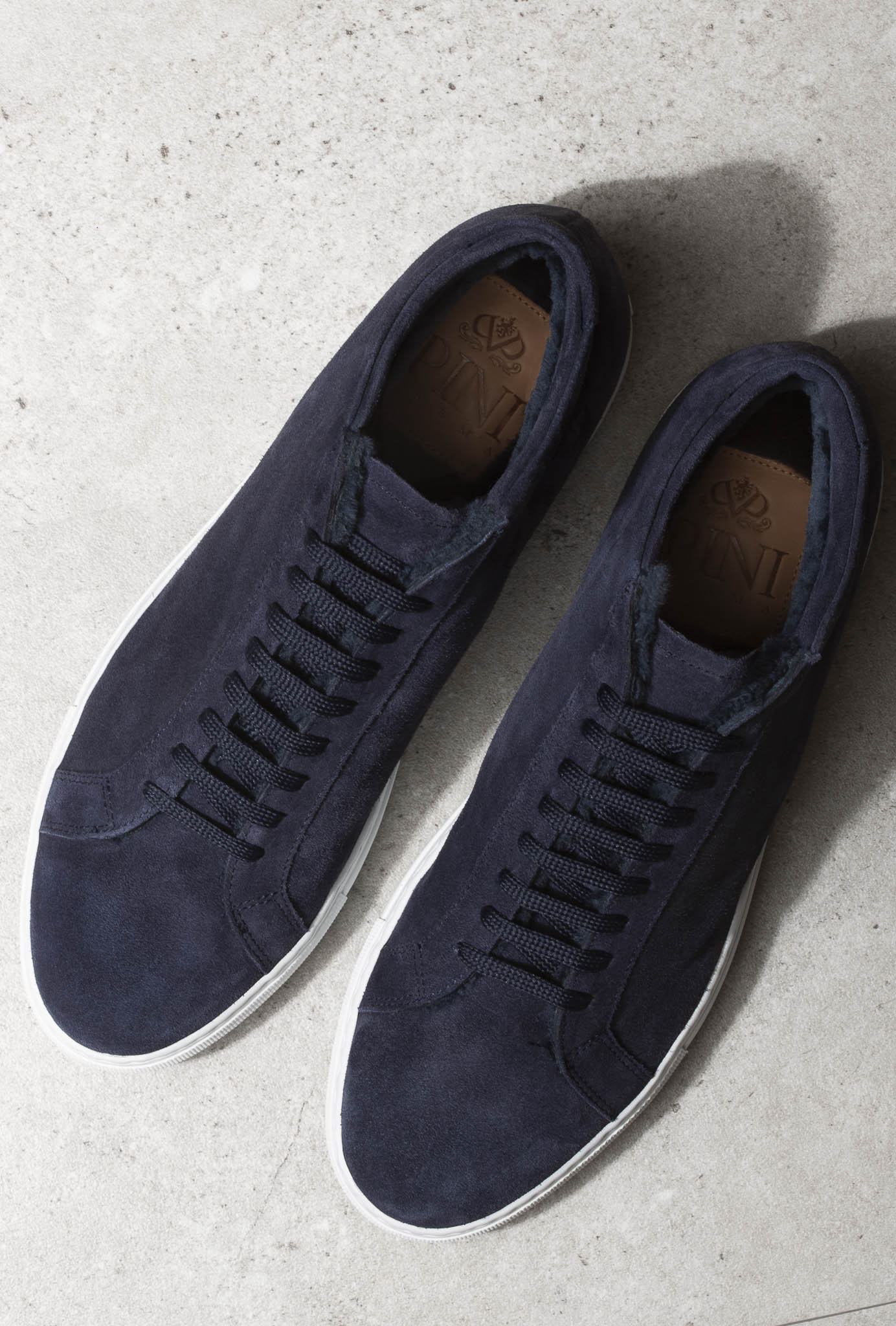 Blue Mid Top Sneakers - Made In Italy - Image 4